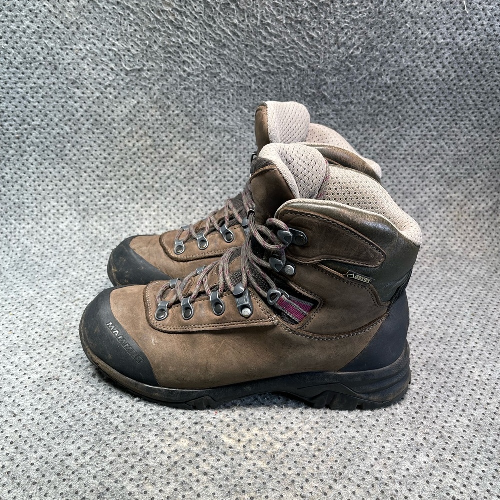 Mammut Goretex Raichle Brown Hiking Boots Size 6.5 Women’s